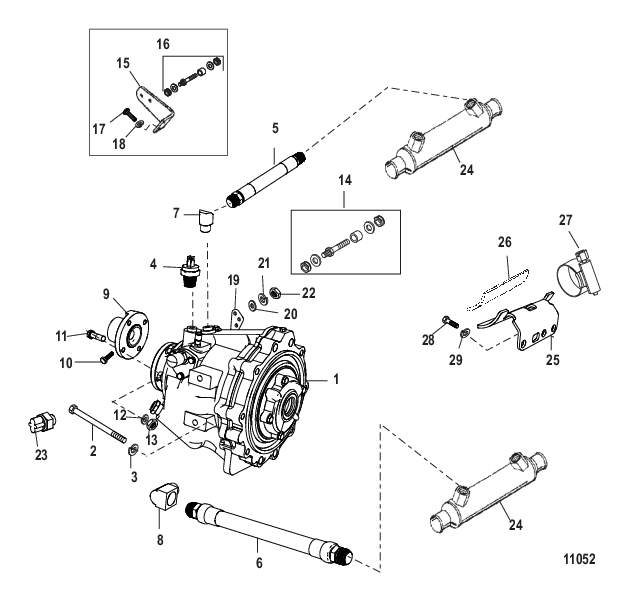 Трансмиссия и связанные детали (Borg-Warner 71C и 72C)