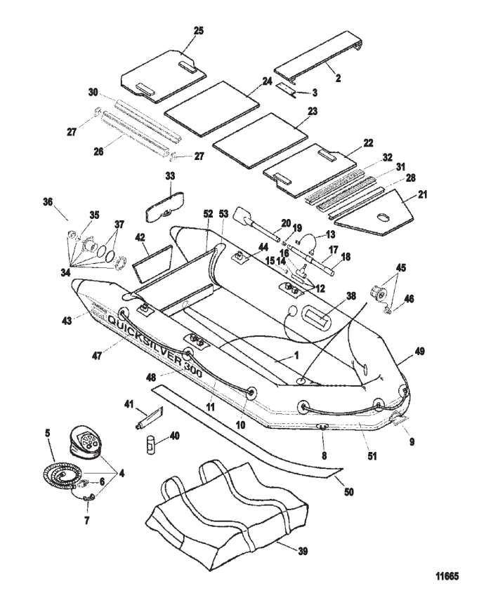 Надувные лодки Quicksilver (270S / 300S / 330S / 330E) (стр. 1)