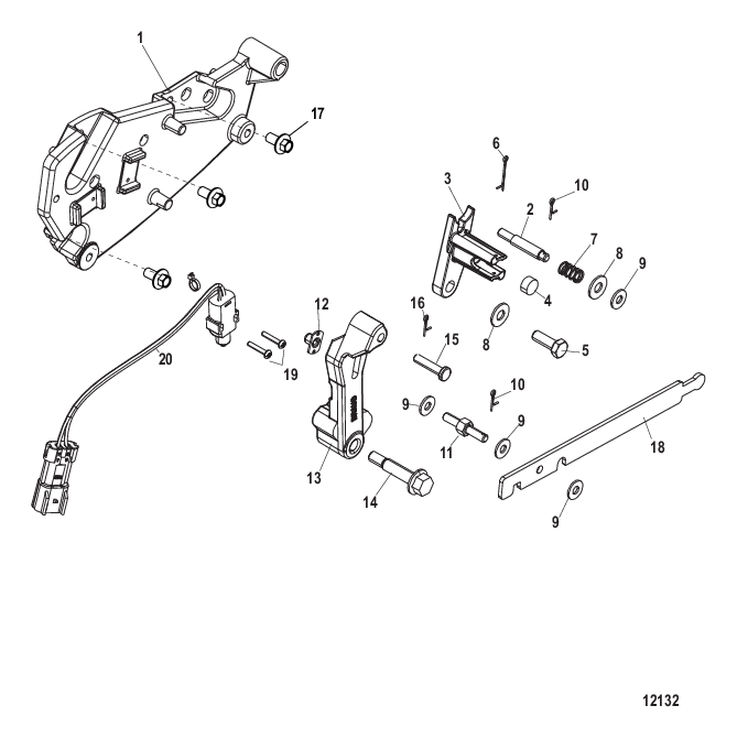 Shift Bracket Mechanical Shift