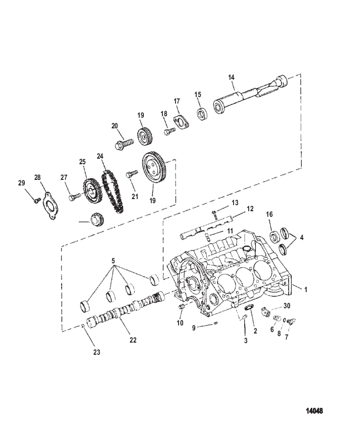 Cylinder Block And Camshaft