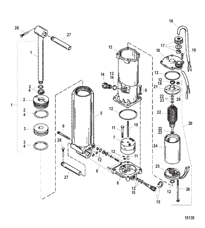 Усилитель дифферента, двигатель Eaton (19217A6 / 19217A7)