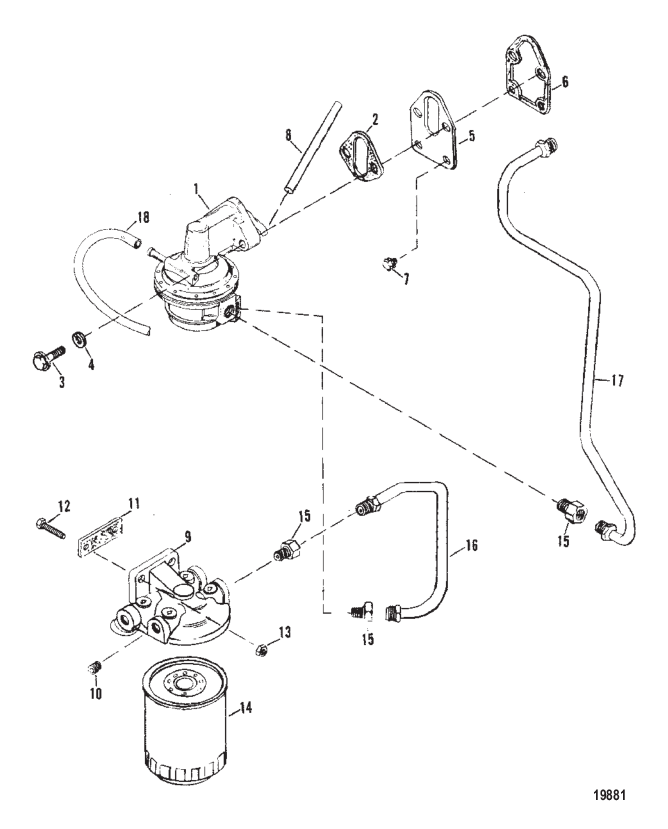 FUEL PUMP AND FUEL FILTER