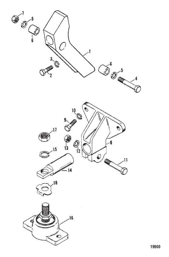 TRANSMISSION AND ENGINE MOUNTING (V-DRIVE)