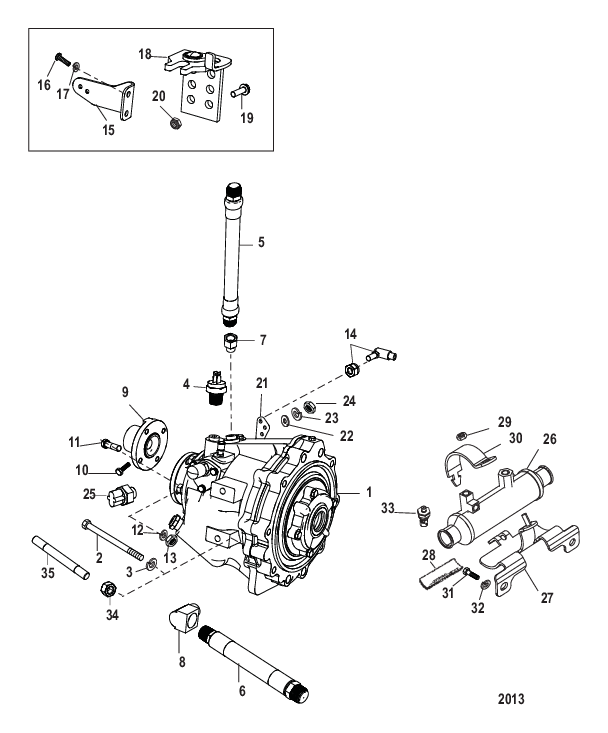 Трансмиссия и связанные детали (Borg-Warner 71C и 72C)