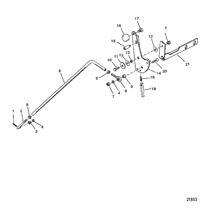 Jet Linkage (S/N 0G157845 & Below)