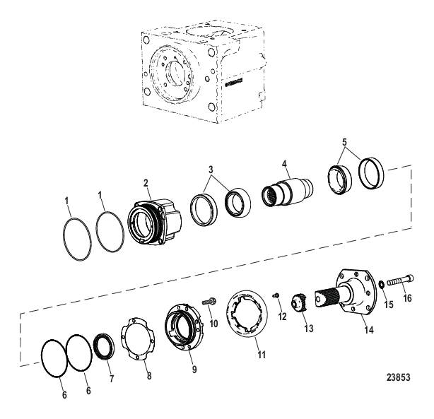 Трансмиссия (Tailstock)(NXT1)