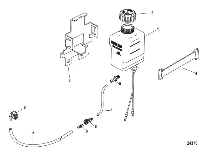 Drive Lube Reservoir Assembly