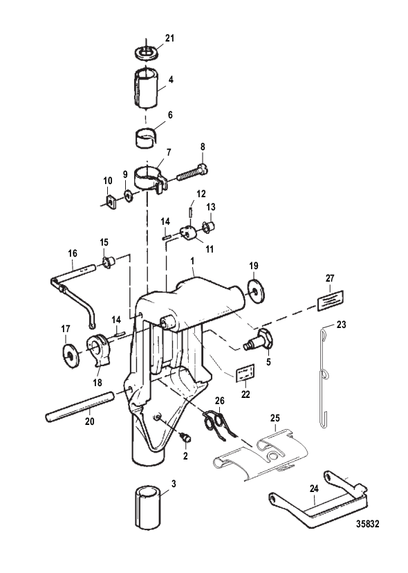 SWIVEL BRACKET COMPONENTS