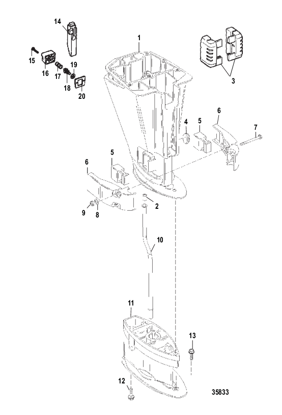 DRIVESHAFT HOUSING