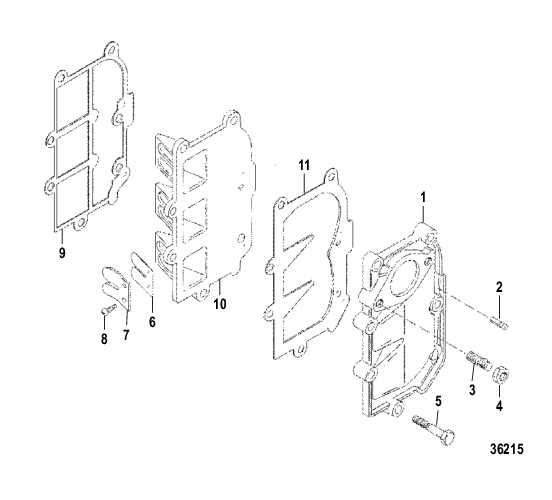 Reed Plate/Manifold Assembly