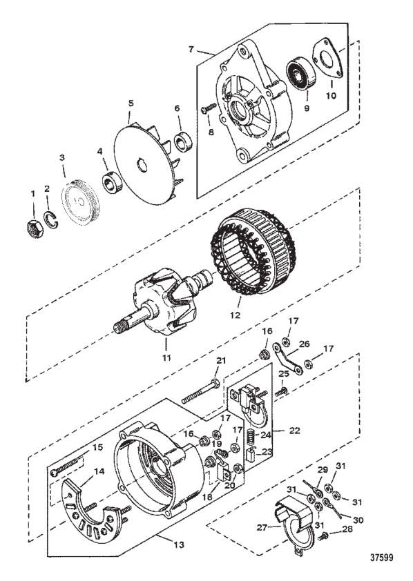 Генератор (MANDO) №AC155603