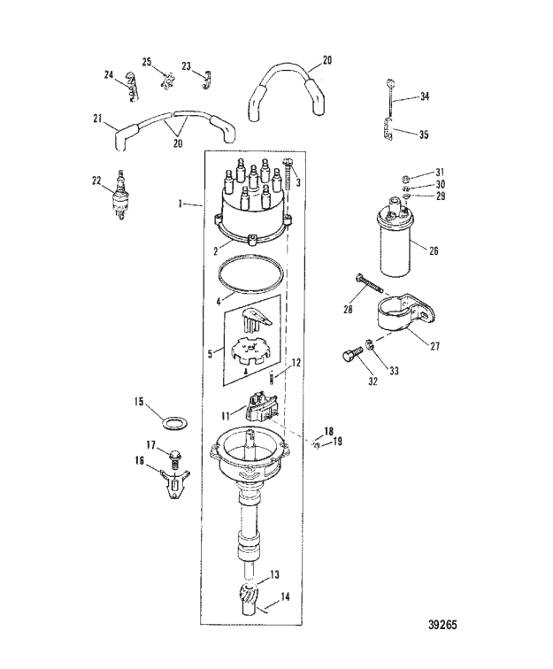 DISTRIBUTOR AND IGNITION COMPONENTS