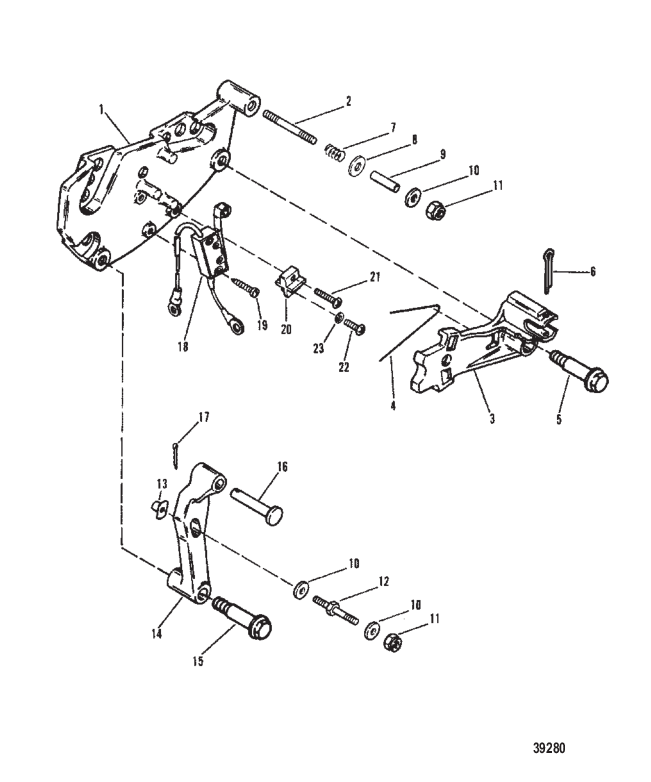 SHIFT BRACKET OLD DESIGN