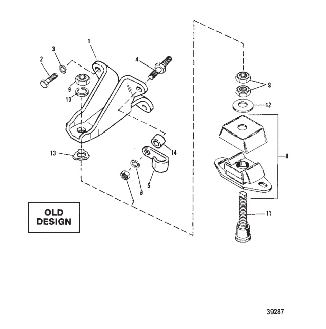 ENGINE MOUNTING OLD DESIGN