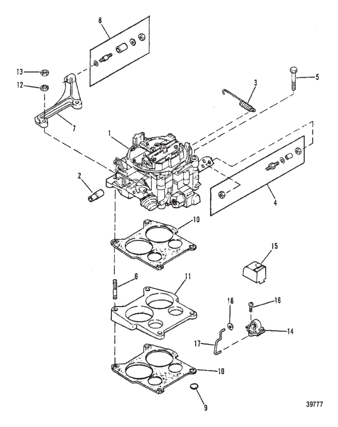 CARBURETOR AND LINKAGE