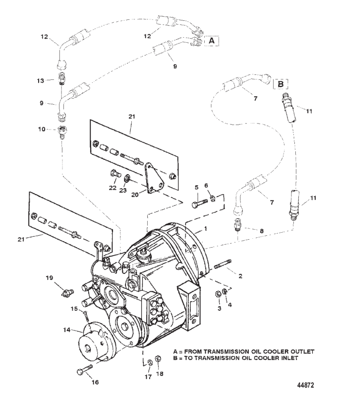 ТРАНСМИССИЯ И СВЯЗАННЫЕ ДЕТАЛИ (BORG WARNER 5000)