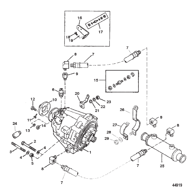 ТРАНСМИССИЯ И СВЯЗАННЫЕ ДЕТАЛИ (BORG WARNER 71C)