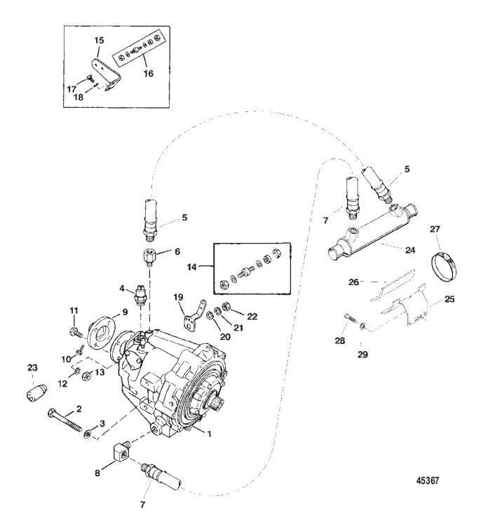 ТРАНСМИССИЯ И СВЯЗАННЫЕ ДЕТАЛИ (BORG WARNER 71C)