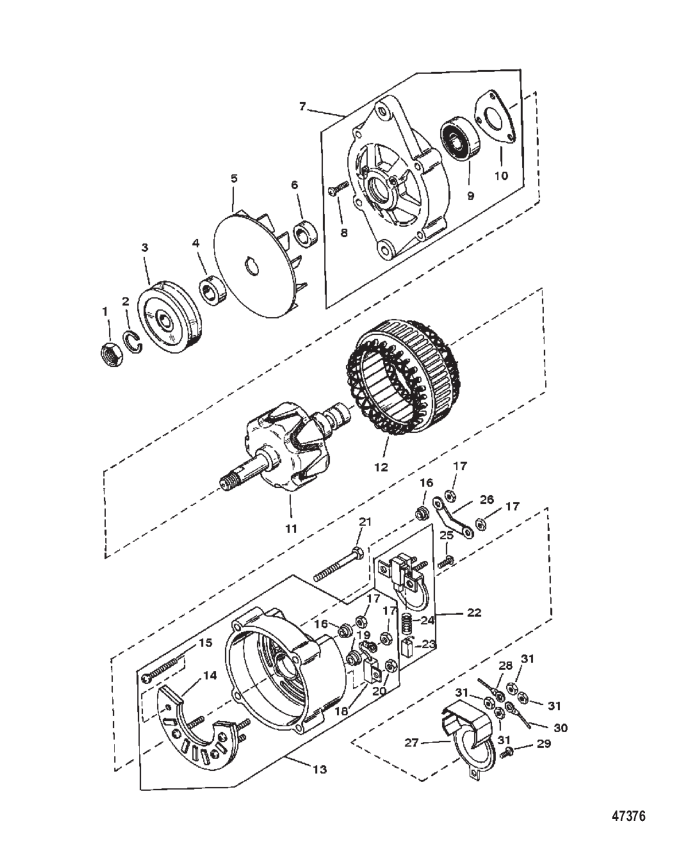 ГЕНЕРАТОР (MANDO №AC-155603)