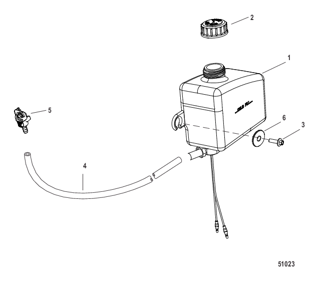 Drive Lube Reservoir Assembly