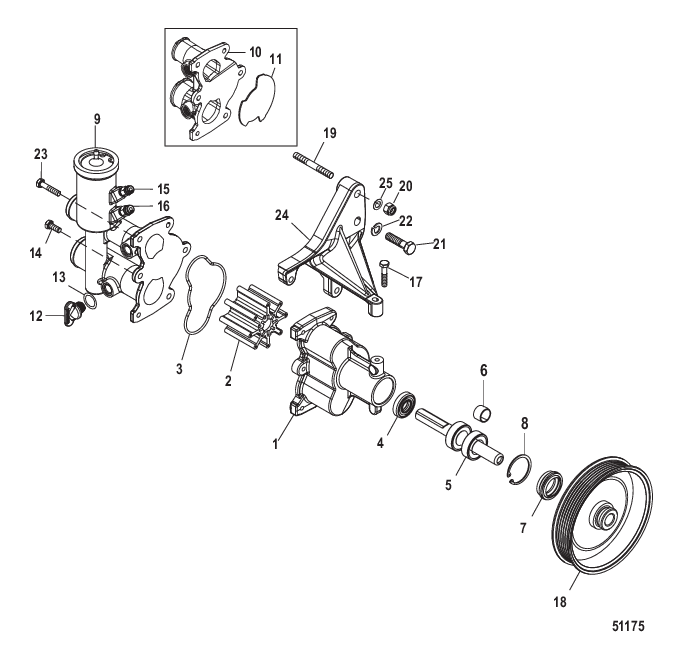 Sea Water Pump Assembly