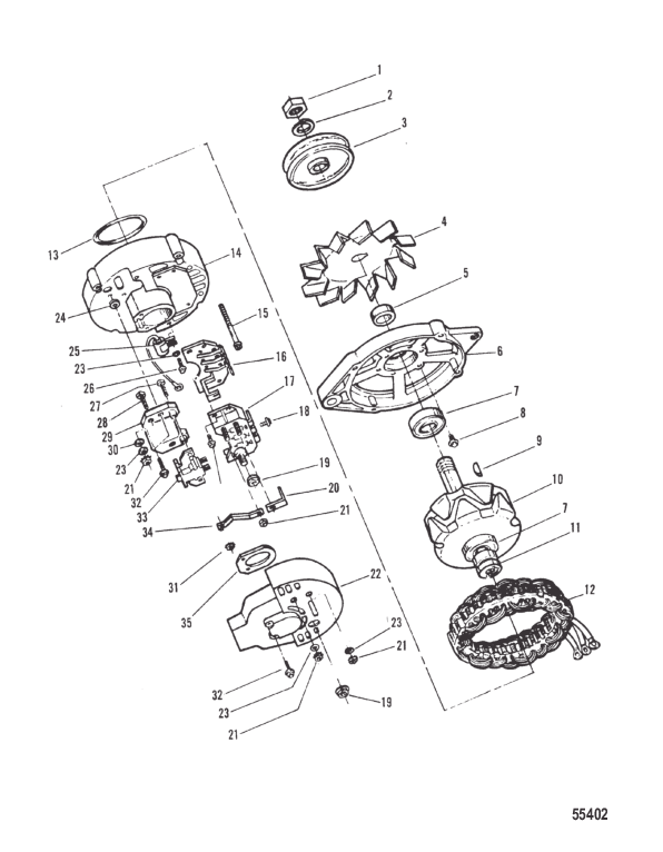 ALTERNATOR (PRESTOLITE) PRESTOLITE #8EM2003KA