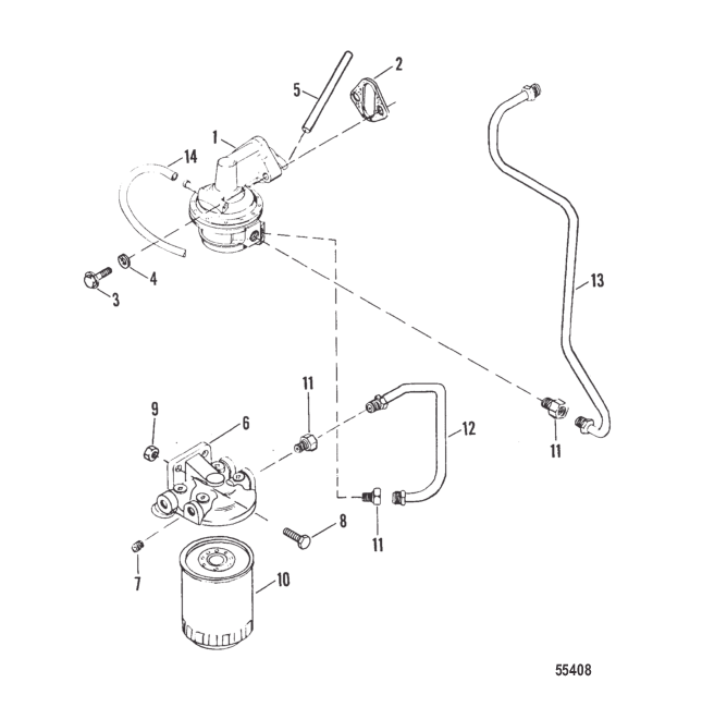 FUEL PUMP AND FUEL FILTER