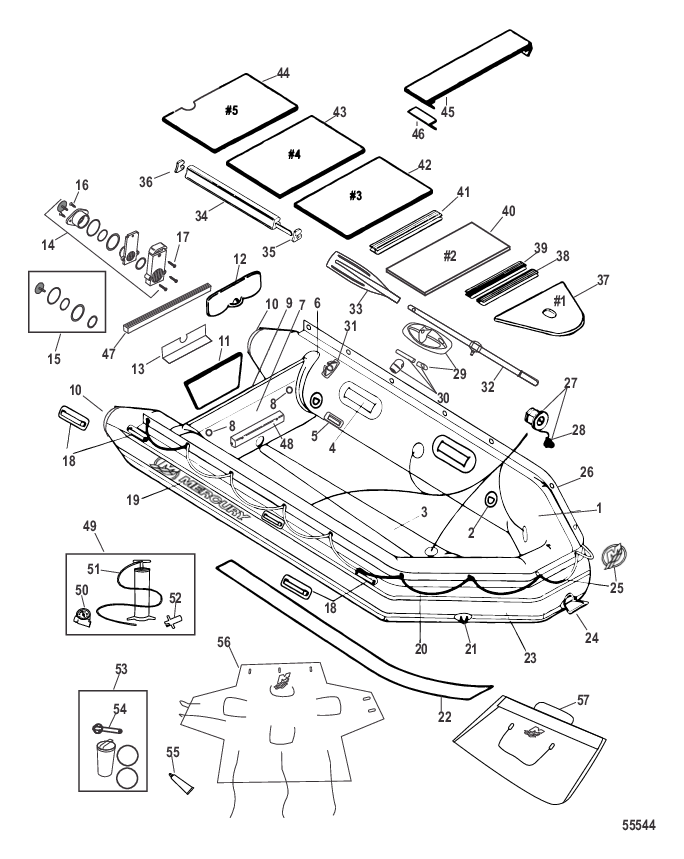 Модель Sport XS 365 / 415 (Светло-серый – алюминиевый настил)