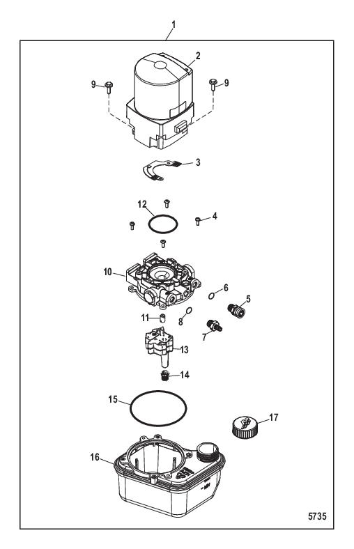 Trim Pump and Motor Components