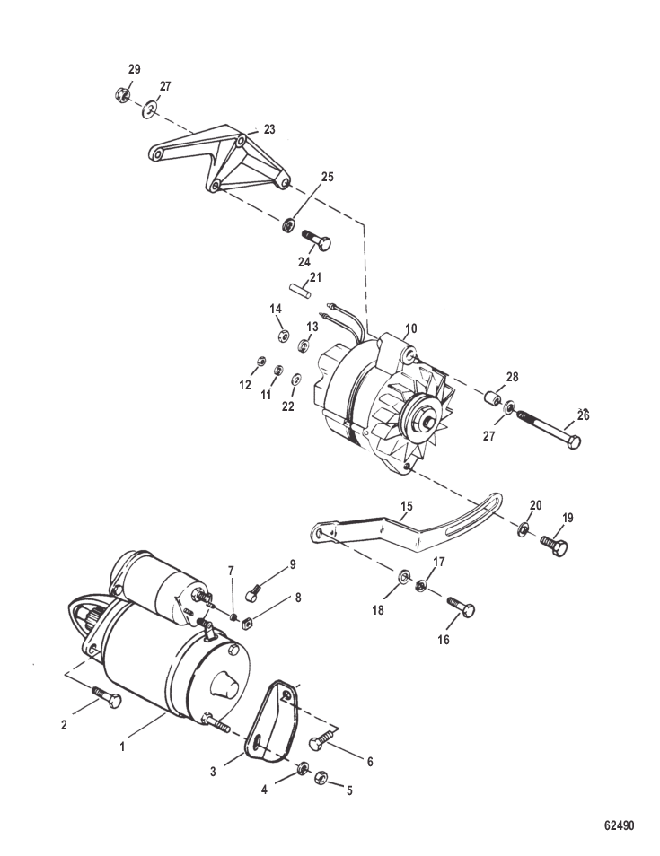 Starter and Alternator