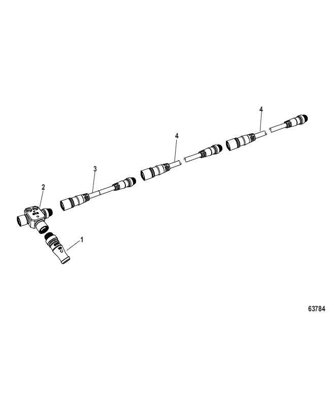 Комплект удлинительной проводки GPS/IMU