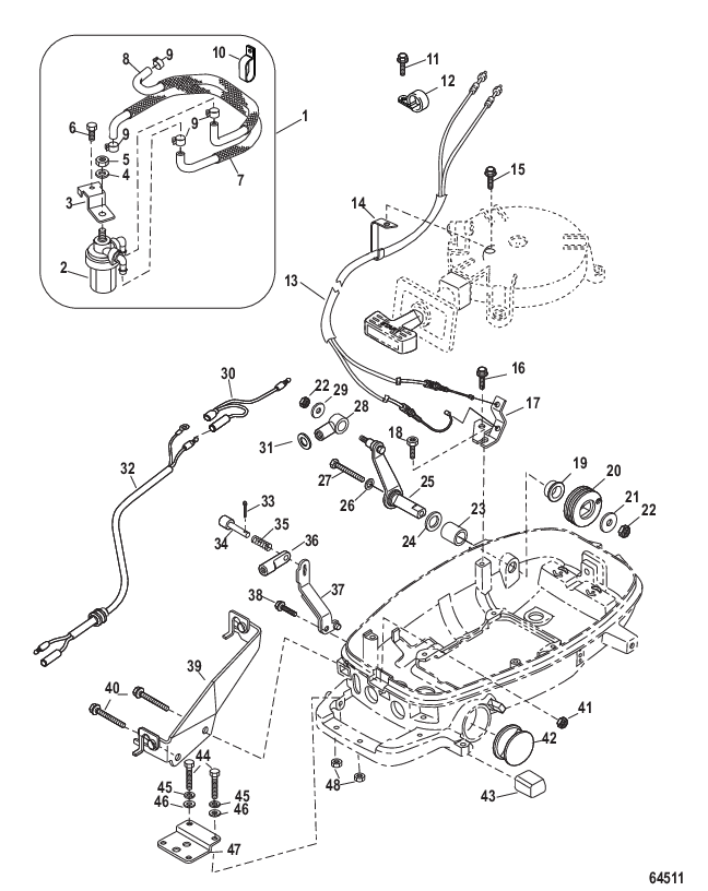 Conversion Kit-Remote Control 5 FourStroke