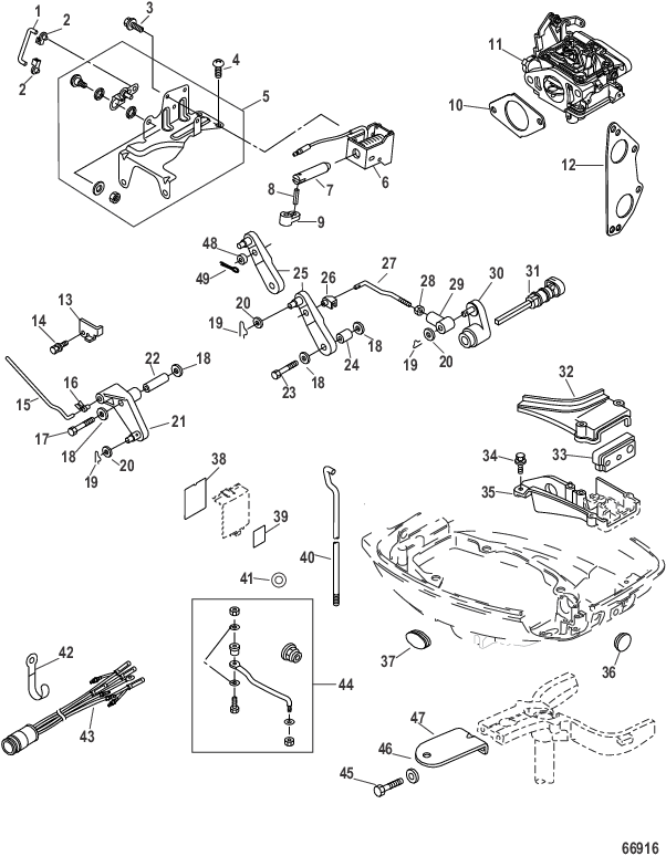 Remote Control Conversion Kit 15-20 HP