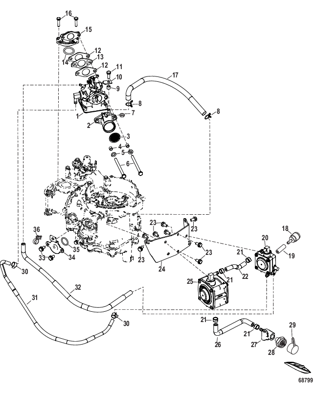 Mixer and Intake Assembly