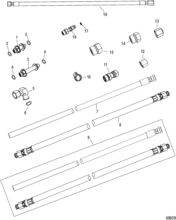 Hoses and Fittings Gen C Pump