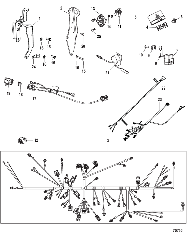 Wiring Harness and Lifting Brackets