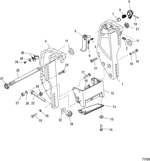 Transom Bracket