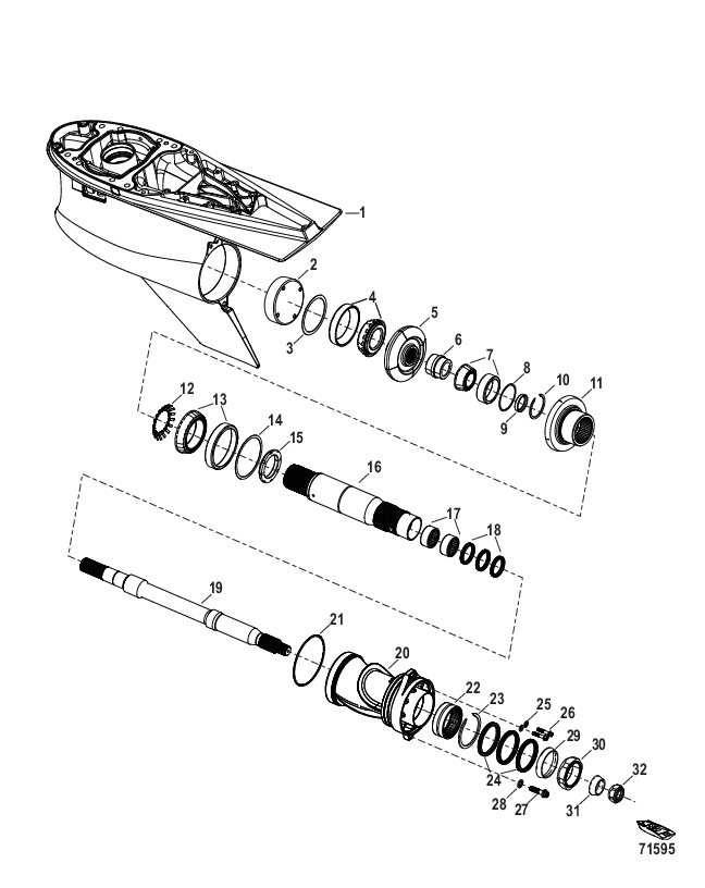 Gear Housing Propeller Shaft