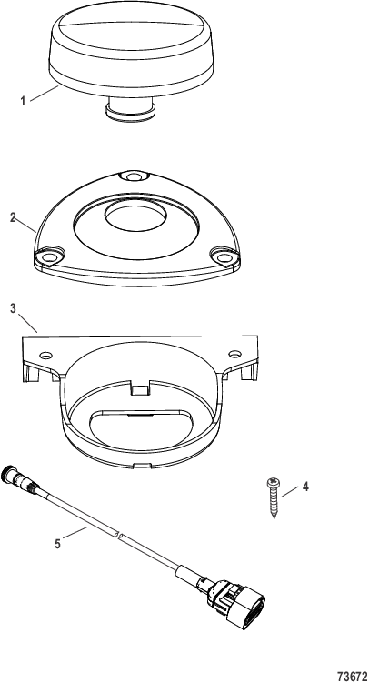 NMEA 2K/SmartCraft GPS w/Mounts